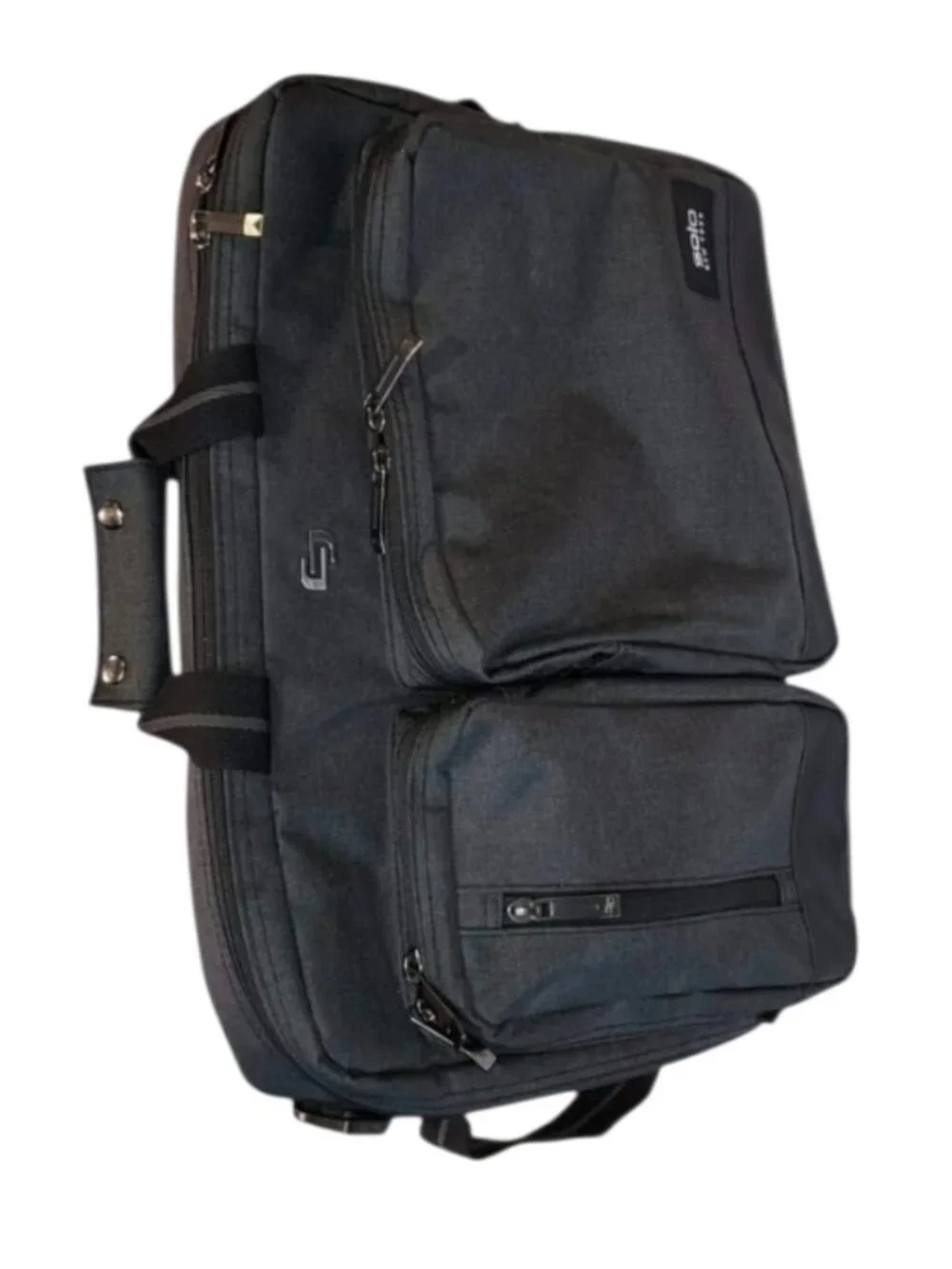 Soho New York Duane Hybrid Briefcase Backpack Travel Work  NO CROSSBODY STRAP